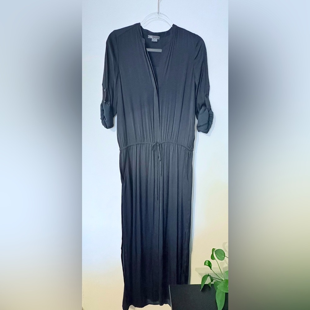 Vince Long Sleeve Maxi Shirtdress